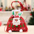 Santa Claus Christmas Decorations For Home Snowman Cloth Gift Bags With Handles For Cookie Candy Drawstring Merry Christmas Bags - menochic